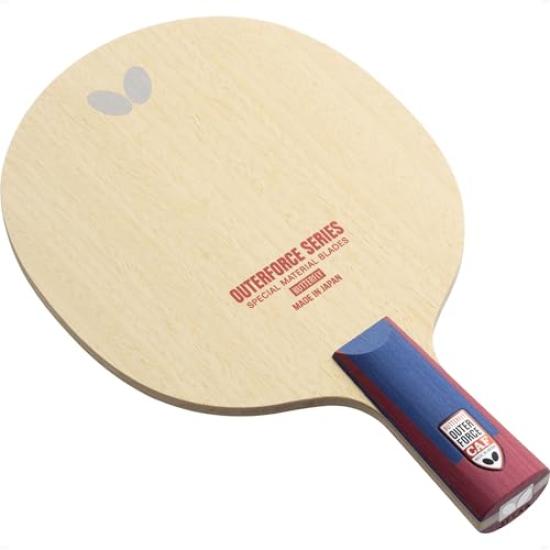 Butterfly Outerforce CAF CS Blade Professional Table Tennis Blade Control Assist Fiber Blade Ideal for Traditional or Reverse Backhand Penhold Handle