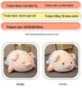 Cute Pig Plush Pillow: Washable Stuffed Toy Doll for Sleeping or Girls' Birthday Gift