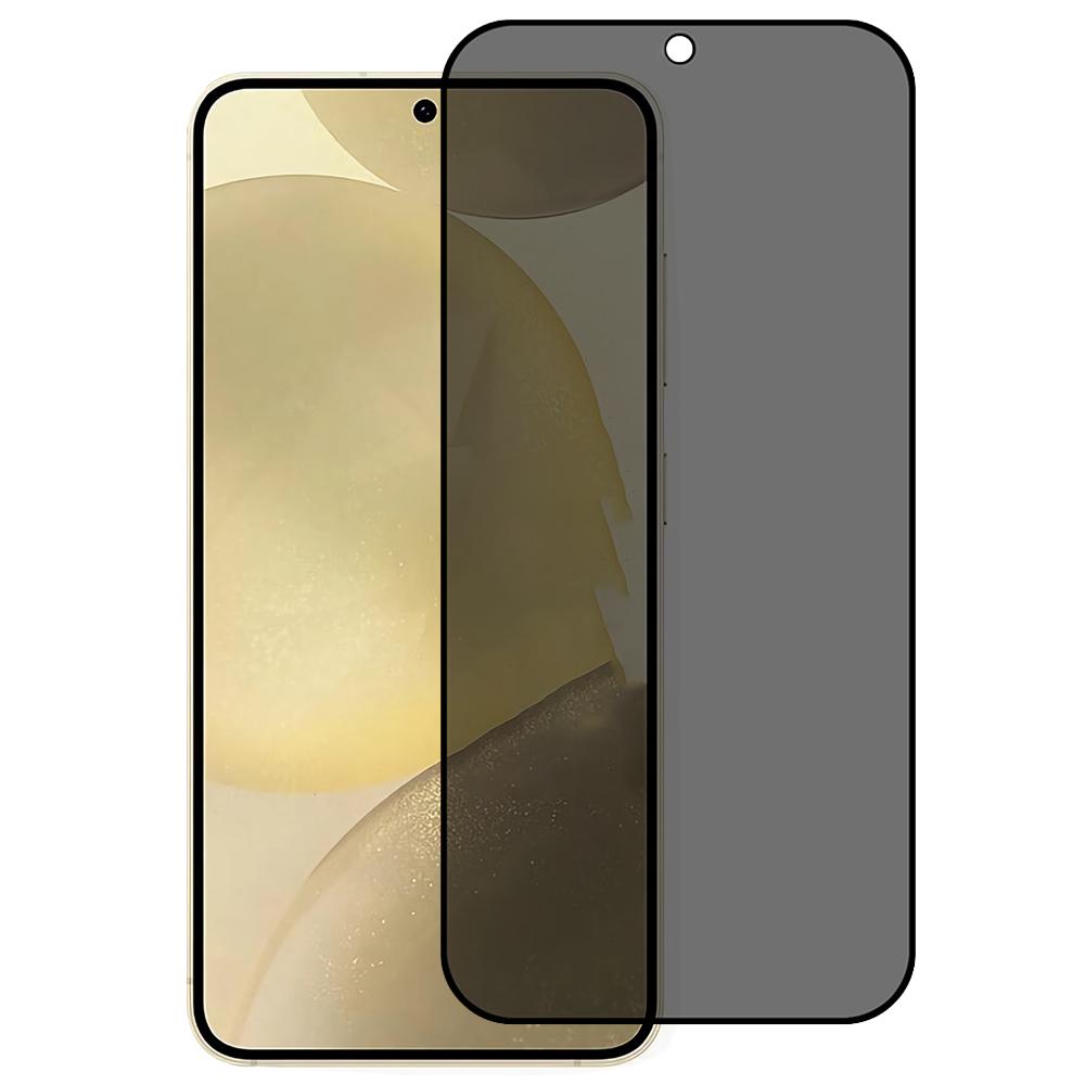 For Samsung Galaxy S25+ Anti-Peep Full Covering Screen Protector Silk Printing Tempered Glass Film