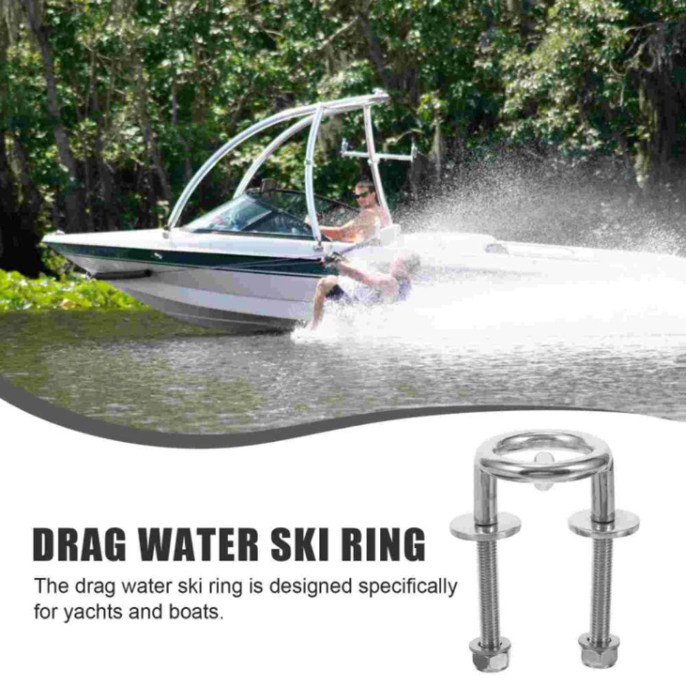Stainless Steel Marine Tow Hook Tow Bar Yacht Hardware Boat Tow Accessory Water Sports