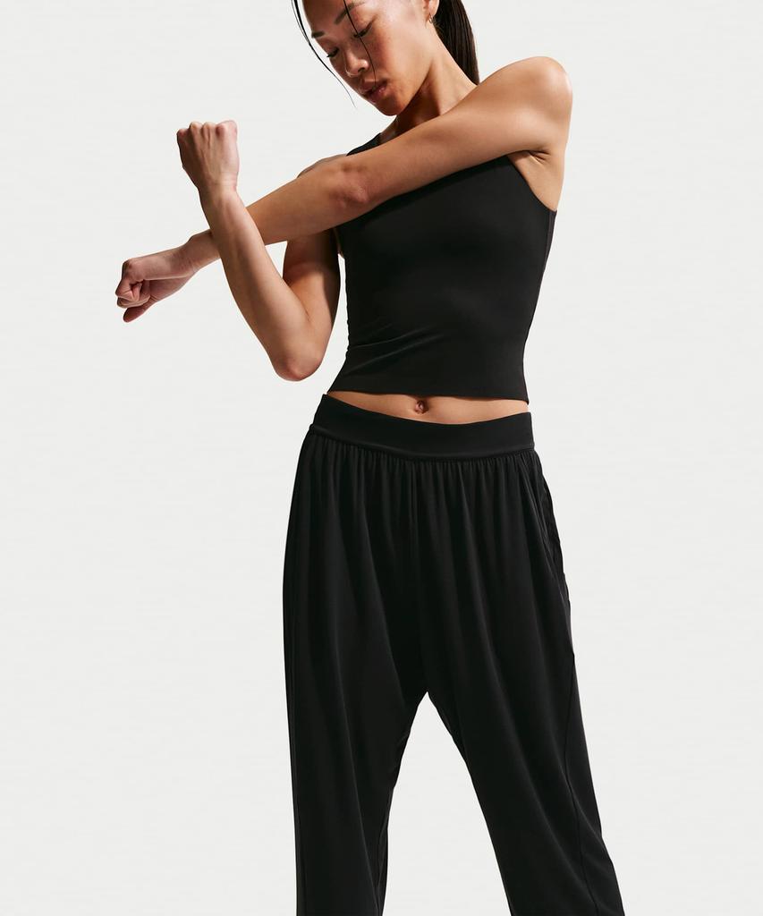 NIKE Zenby Loose Fit Mid-Rise Pants W - Black:Cool Grey / Ir1948-010