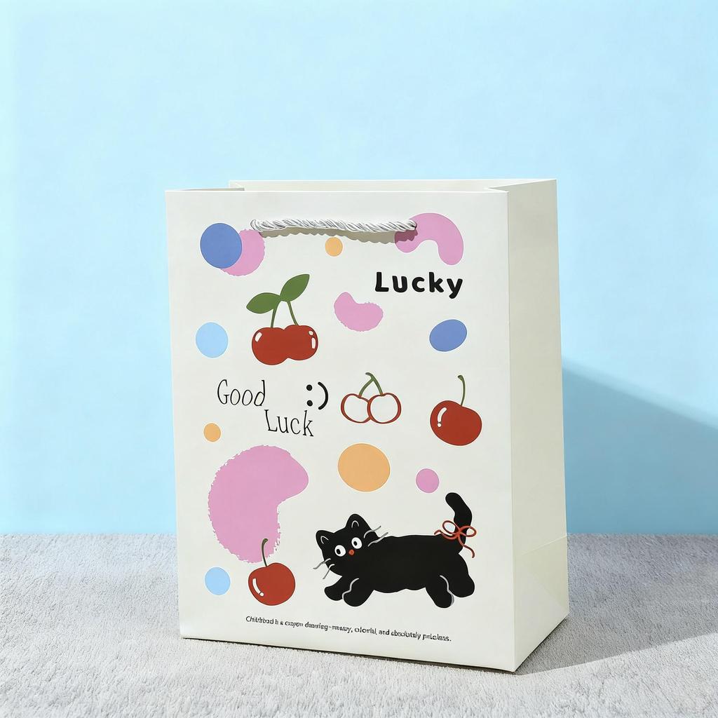 Creative Cartoon Tote Bag - Fresh Style, Multiple Sizes