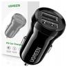 Ładowarka Samochodowa Ugreen Ed018, 2X Usb, 24W (Czarna)