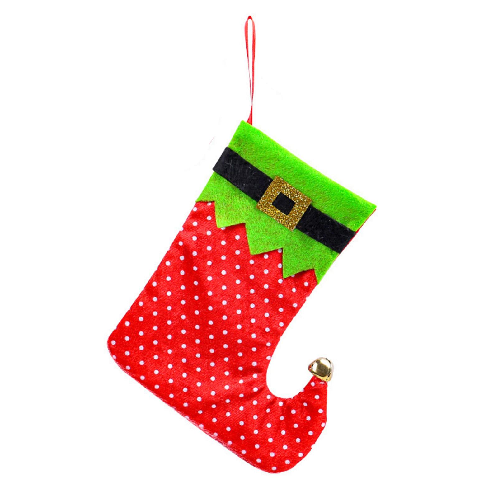 

Рождественская атмосфера украшение Санта Рождественский носок подарочный мешок мешок для конфет One Size