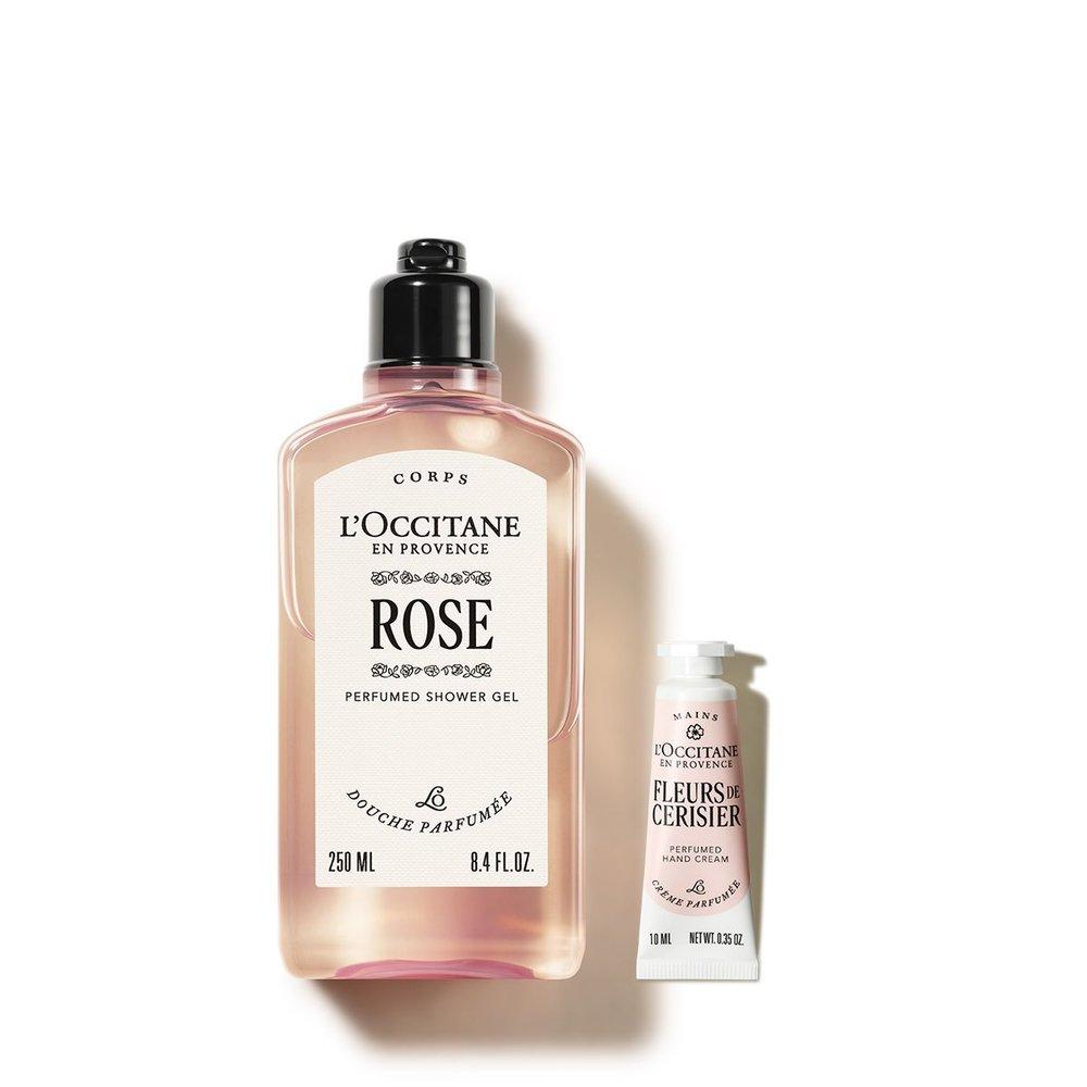 L Occitane [Gift] Rose Perfumed Shower Gel Set (+1 Deluxe Type)