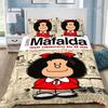 Cartoon Duvet Cover Pillowcase Bedding Set Adult Boy M-Mafalda Girl Bedroom Decoration Children Gift Single Double Large Size