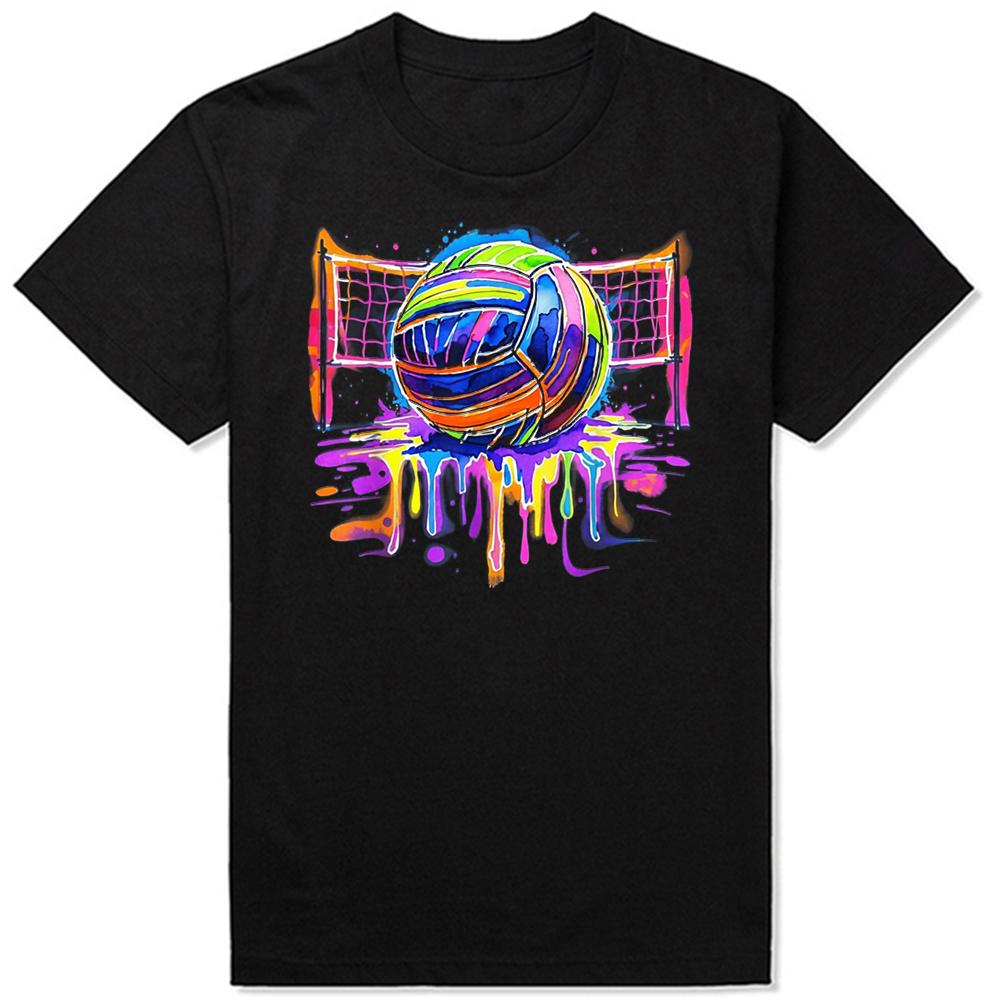 Funny Volleyball Game Day Sports Player 100% Cotton T-shirts Men Women Fashion Casual Tshirt Loose Oversized Streetwear T Shirt