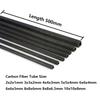 1-3 uds Longitud x 500 mm Tubo Cuadrado de Fibra de Carbono 2x2x1mm 3x3x2mm 4x4x3mm 5x5x4mm 6x6x4mm 6x6x5mm 8x8x6mm 8x8x6.5mm 10x10x8mm