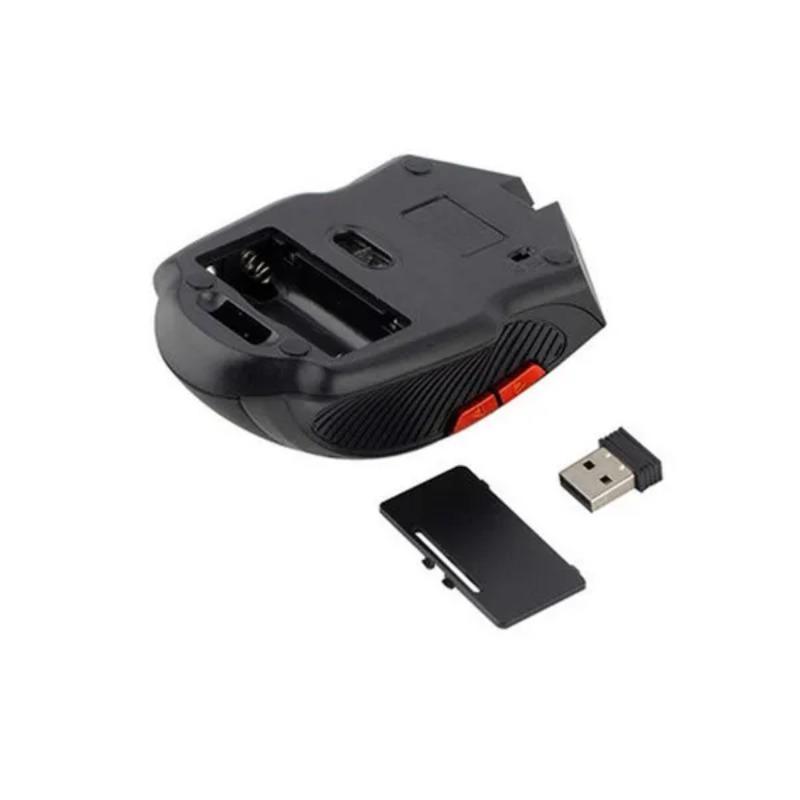 1 Pc Mini USB Wireless Mouse Portable 6 Keys Computer Laptop Gaming Mice(Not Included Battery)