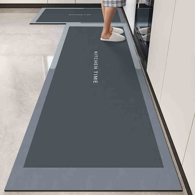 

VIKAMA2PC Dialgae Mud Кухня Килимок для підлоги Нековзкий, Масляний, Вбираючий килимок, Брудний Килимок для дверей у ванній кімнаті Килимок Домашній декор 50x80cm50x160cm