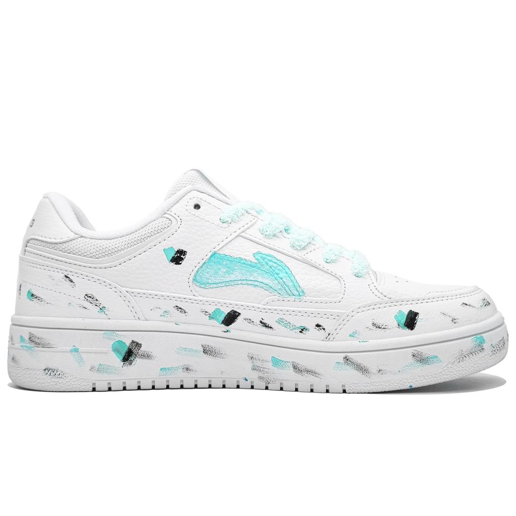 Li Ning Tianji Slip Resistant Abrasion Resistant Slip Resistant Abrasion Resistant Low top Skateboard Shoes Women's AGCU096-5(Team400-)