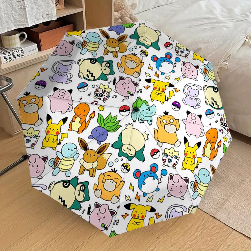 

1pc Pokemon Automatic Folding Umbrella, Casual Outdoor Accessory, Birthday Festival Gift yy251126180