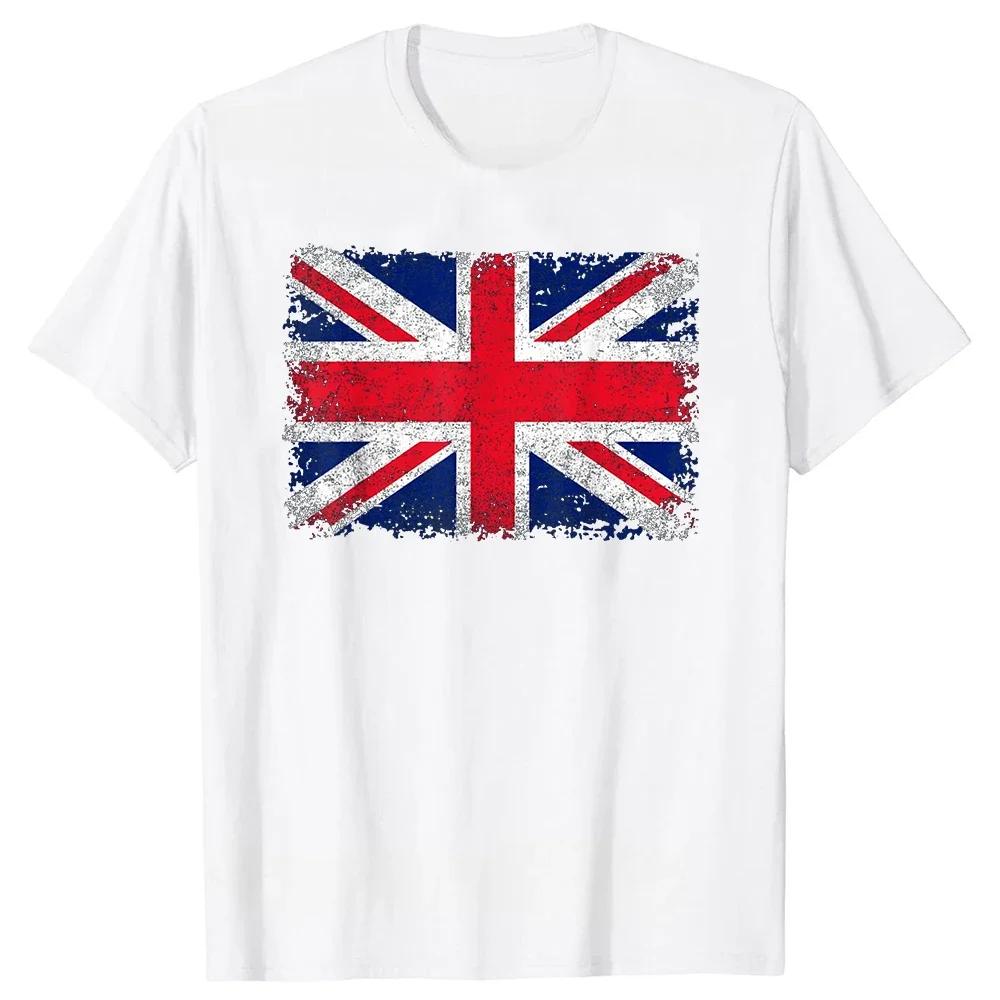 Tee Tops Round NeckShortSleeve Fashion Tshirt Clothing Casual TshirtsI Love English Tea UK Flag Fun Novelty Souvenir harajuku