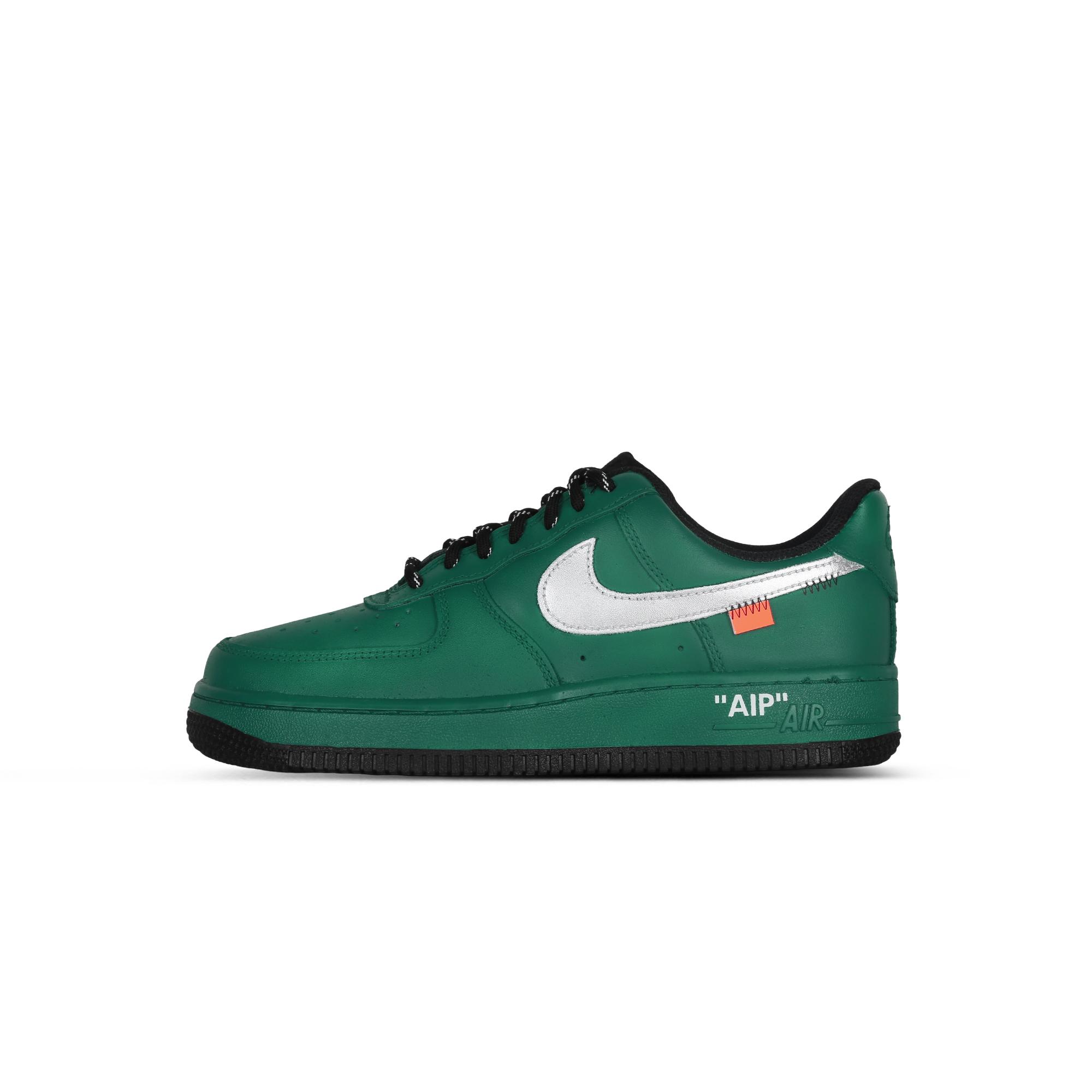 

Nike Air Force 1 Silent Cushioning Coverage Slip Resistant Low top Skateboard Shoes Unisex Black Green CW2288-001(Team1877-) 37.5