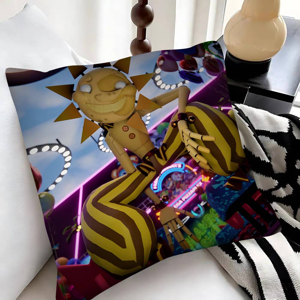 Sundrop And Moondrop Pillow Case Fashion Square Pillowcase Bedroom Sofa Room Ins Decoration Leisure
