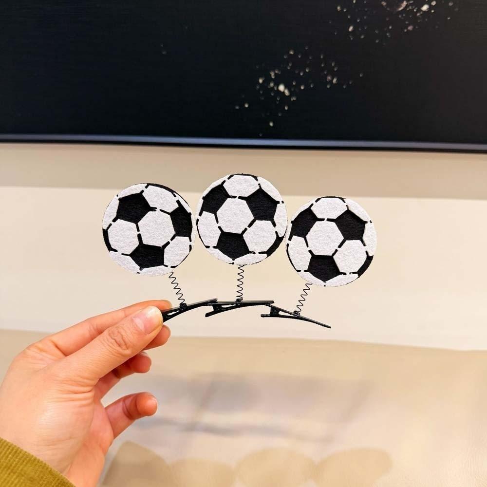 10pcs/set Zinc Zinc Alloy Basketball Hair Clips Flocking Side Clip for Fans  Cheering Props