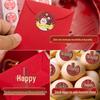 Double Happiness Xi Character Self-Adhesive Stickers for Bridal Chamber Wedding Decoration