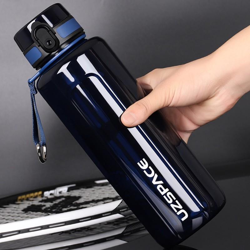 Large Capacity Tritan Sports Water Bottle Men Outdoor Gym Hiking Travel BPA Leakproof