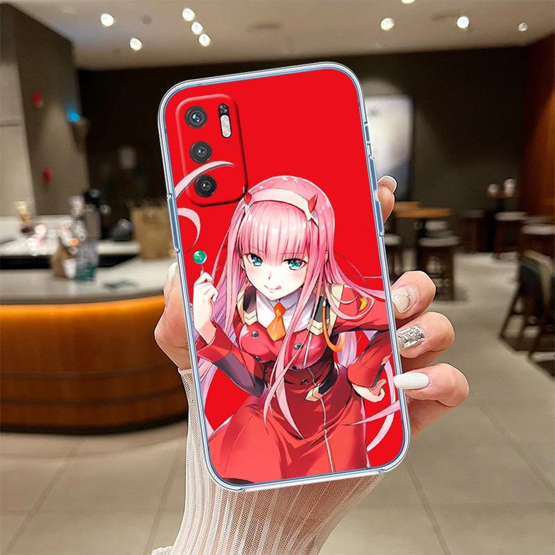 UP50 Zero Two Transparent Phone Case for Motorola Moto G7 G8 G9 G84 G85 G73 G24 G15 Z2 Play Power Plus