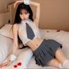 Sexy underwear pure love school girl split uniform temptation free pure desire college JK skirt
