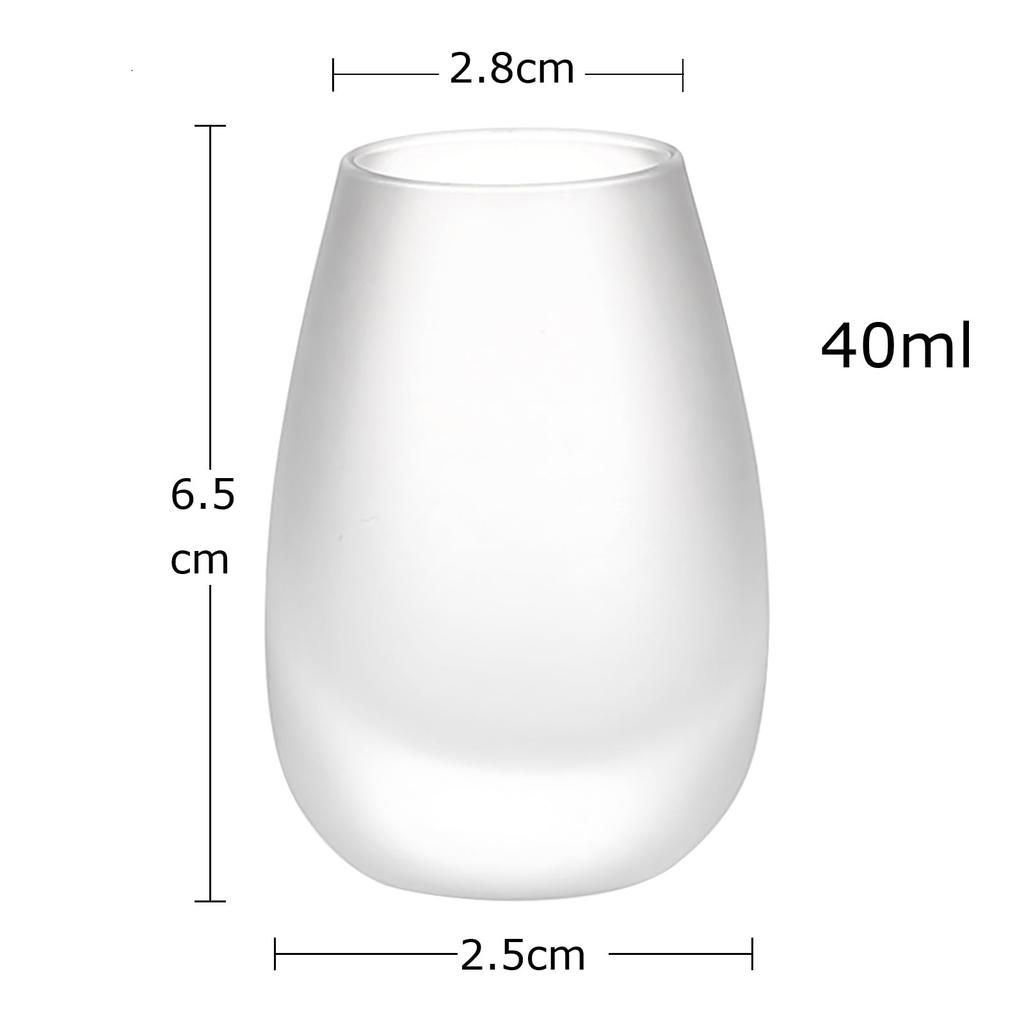 Japanese sake glass, sake cup, sake vessel, 40ml, sake cup, sake glass, sake vessel, sake cup, sake glass, stylish, gift, present, comes with cylindri