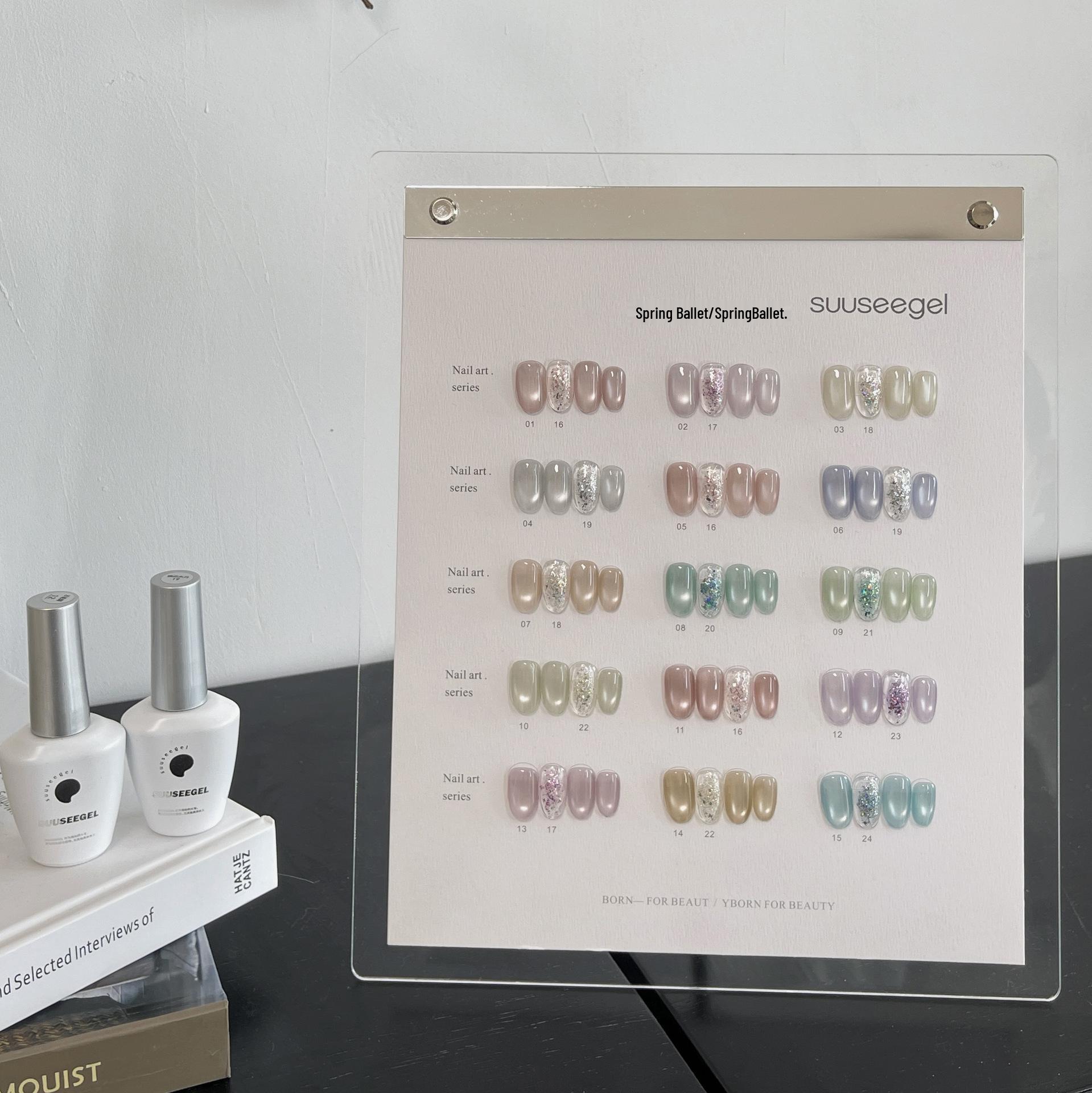 

Spring/Summer 24-Color Glitter Gel Polish & Cat Eye Nail Bundle
