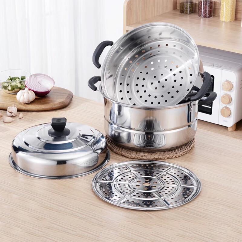 ZISIZ Multifunctional 3-Layer Steamer Pot