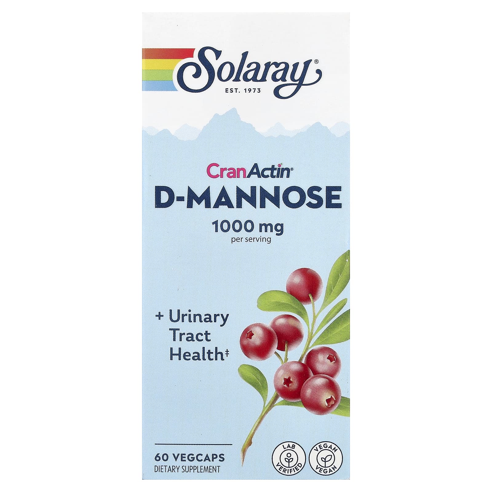 

Cranactin® D-Mannose, 60 Veggie Caps