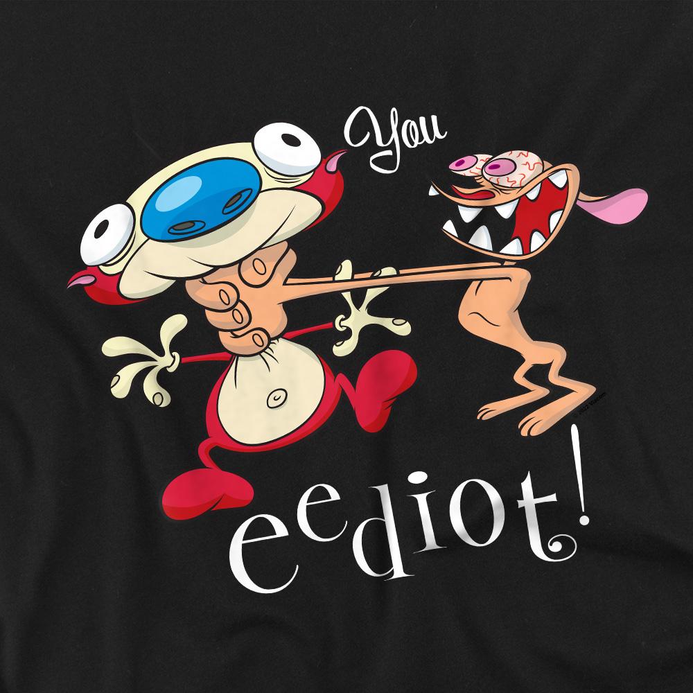 Ren & Stimpy Mens You Eediot T-Shirt