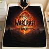 1 Stück Warcraft-Druck Flanelldecke, Hohe Qualität, Bequem für alle Jahreszeiten, Heimdekoration, Wärme und Komfort, Perfekt für Weihnachtsgeschenke