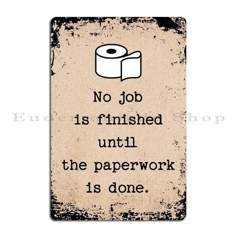 Funny Toilet Paper Humor  Metal Plaque Party Personalized Create Iron Cave Tin Sign Poster 20x30cm（7.8x11.8inch）