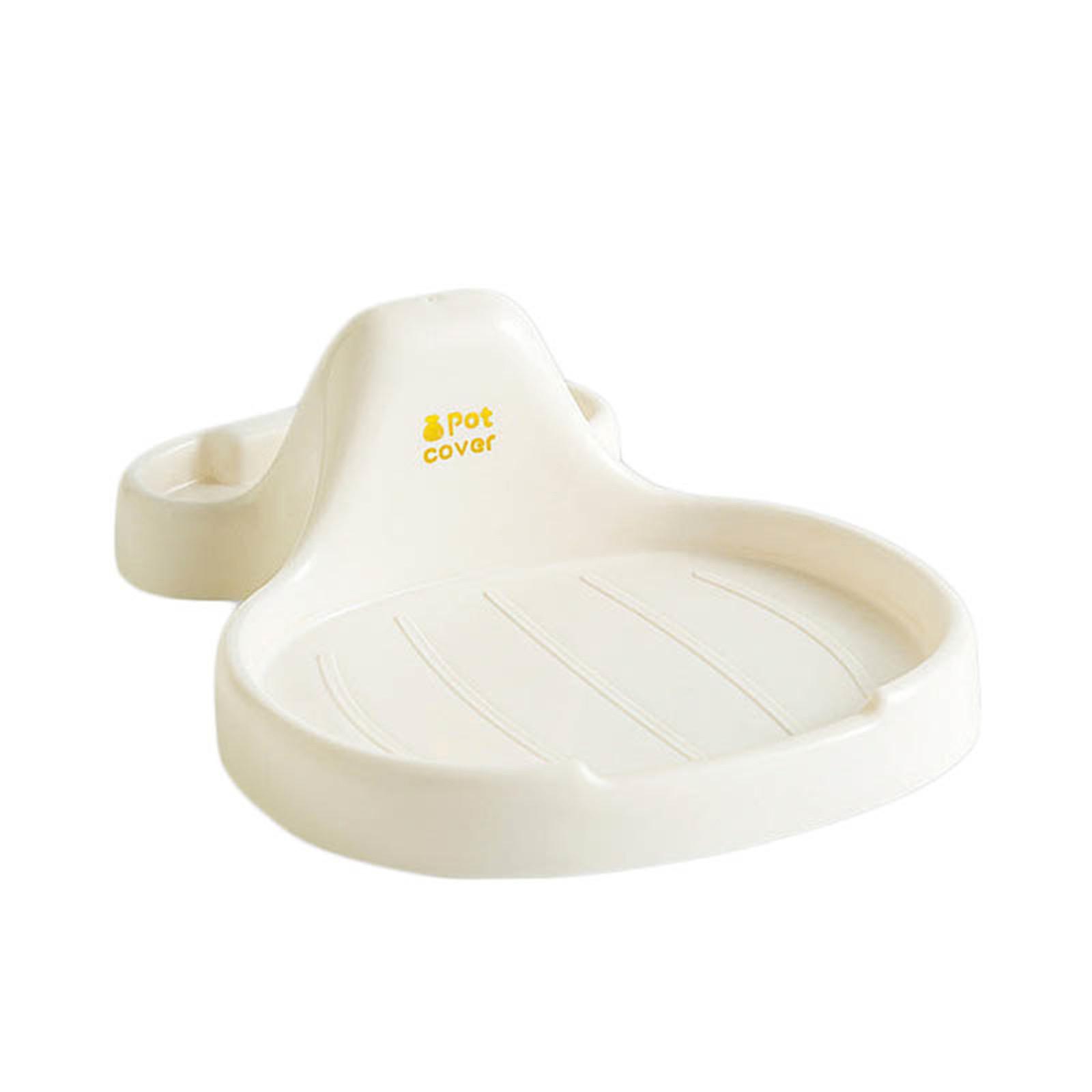 

Многофункциональная подставка для кухонной лопатки, подставка для ложки, держатель крышки кастрюли, термостойкий и экологически чистый держатель ложки для кухонной утвари One Size белый