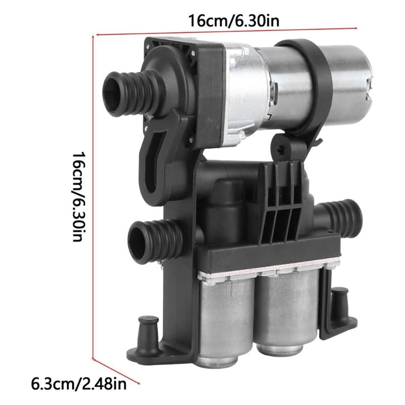 Auto-Wasserventile 64118374994 für E38 E39 E53 E34 525i 528i Ersatz-Kühlmittelregelventile mit Zusatzwasserpumpe