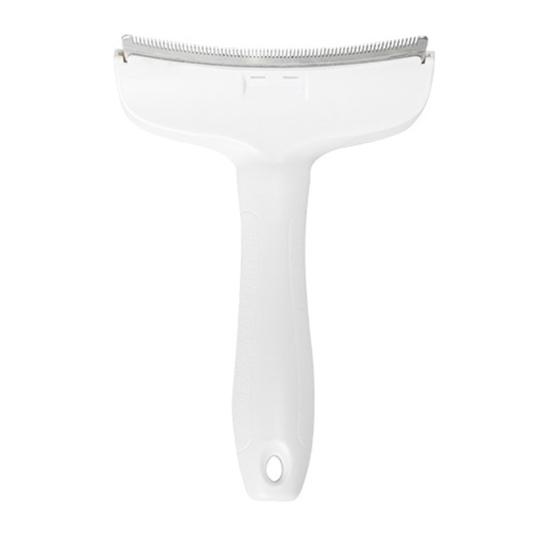 V-Tooth Deshedding Comb Pet Hair Removal Grooming Brush 1mm Teeth Shedding Comb with Ergonomic Handle for Dogs Cats