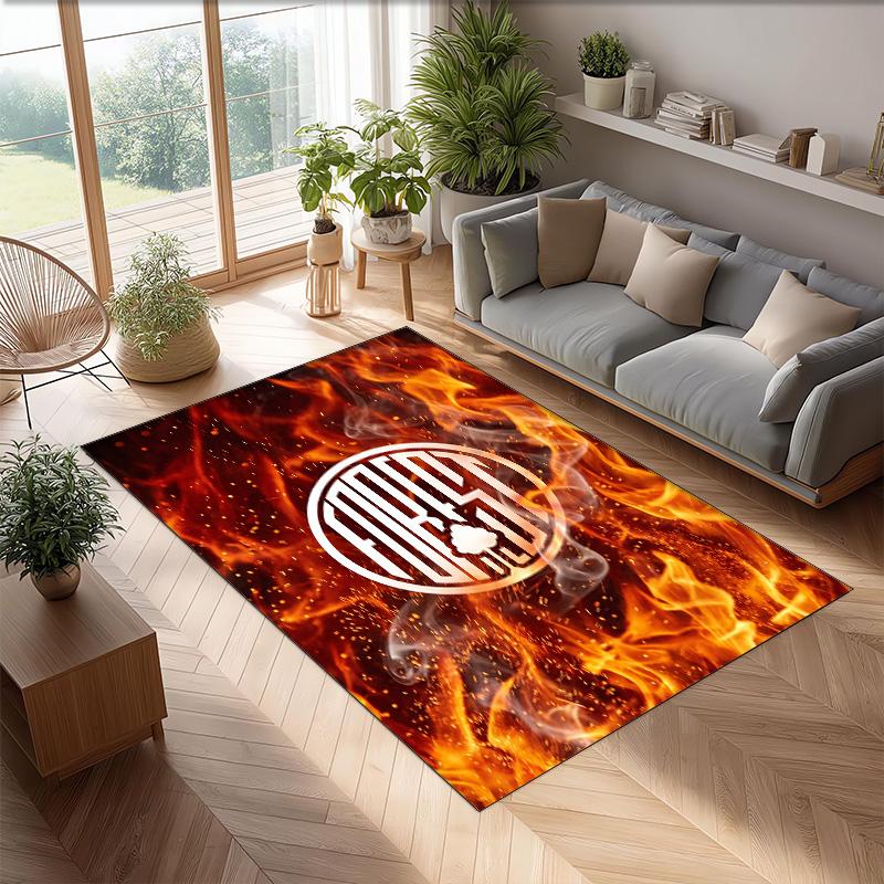 Tappeto in Velluto di Cristallo con Stampa Calcio Nottingham Forest, Comodo Assorbente d'Acqua Antiscivolo Tappeto per Pavimenti Interni