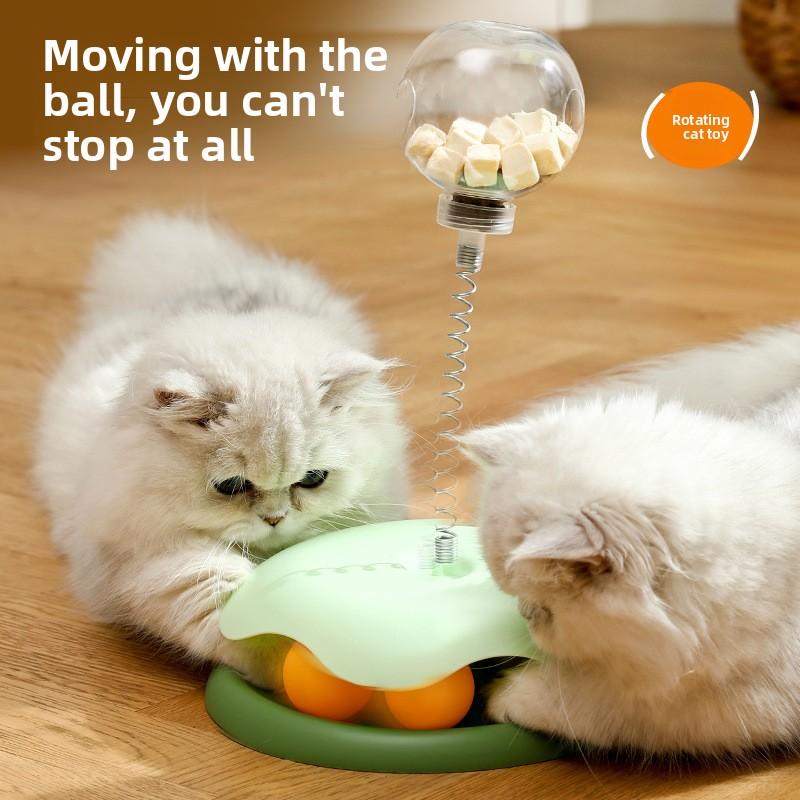 Cat Toys, Leaky Food Balls, Cat Teasing Sticks, Cat Play Wheel Toys, Self-entertaining Gadgets, Pet Supplies