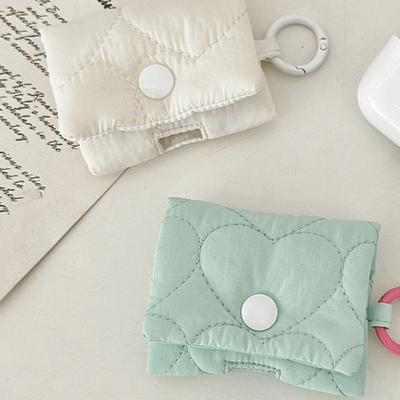 Soft Heart Earphone Bag Korean Style Bluetooth Headset Earphone Case Headphone Storage Bag  Gifts
