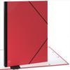 A2 Drawing Board - Acropaq - Red - 52 X 72 Cm - Elastic Closure - Expandable Back