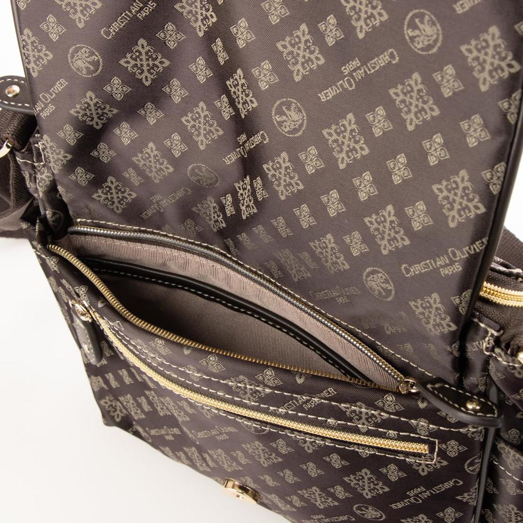 Christian Olivier Multifunktionale Schultertasche 38-7802 41 Schokolade