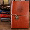 Retro Spiral Notebook Diary Notepad Vintage Pirate Anchors Pu Leather Note Book Replaceable Stationery Gift Traveler Journal Quality