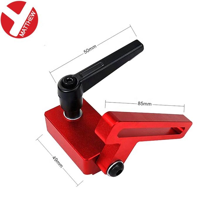 Industrial Grade Miter Track Retaining Stopper for 30MM T-Slot T-Tracks DIY Woodworking Fence Chute Limiter Box Packing