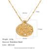 Fashionable Gold Sun Smiley Face Pendant Necklace Unique Women Jewelry Accessory For Daily Wear Stylish Gift