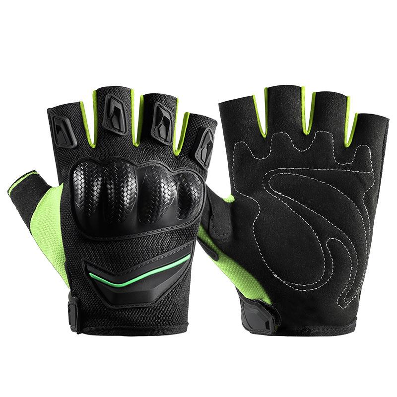 

Велоперчатки Перчатки с половиной пальцев Мужские и женские Летние Спортивные на открытом воздухе Рыцарские Защита от падений Гоночные Мотоциклетные перчатки average size