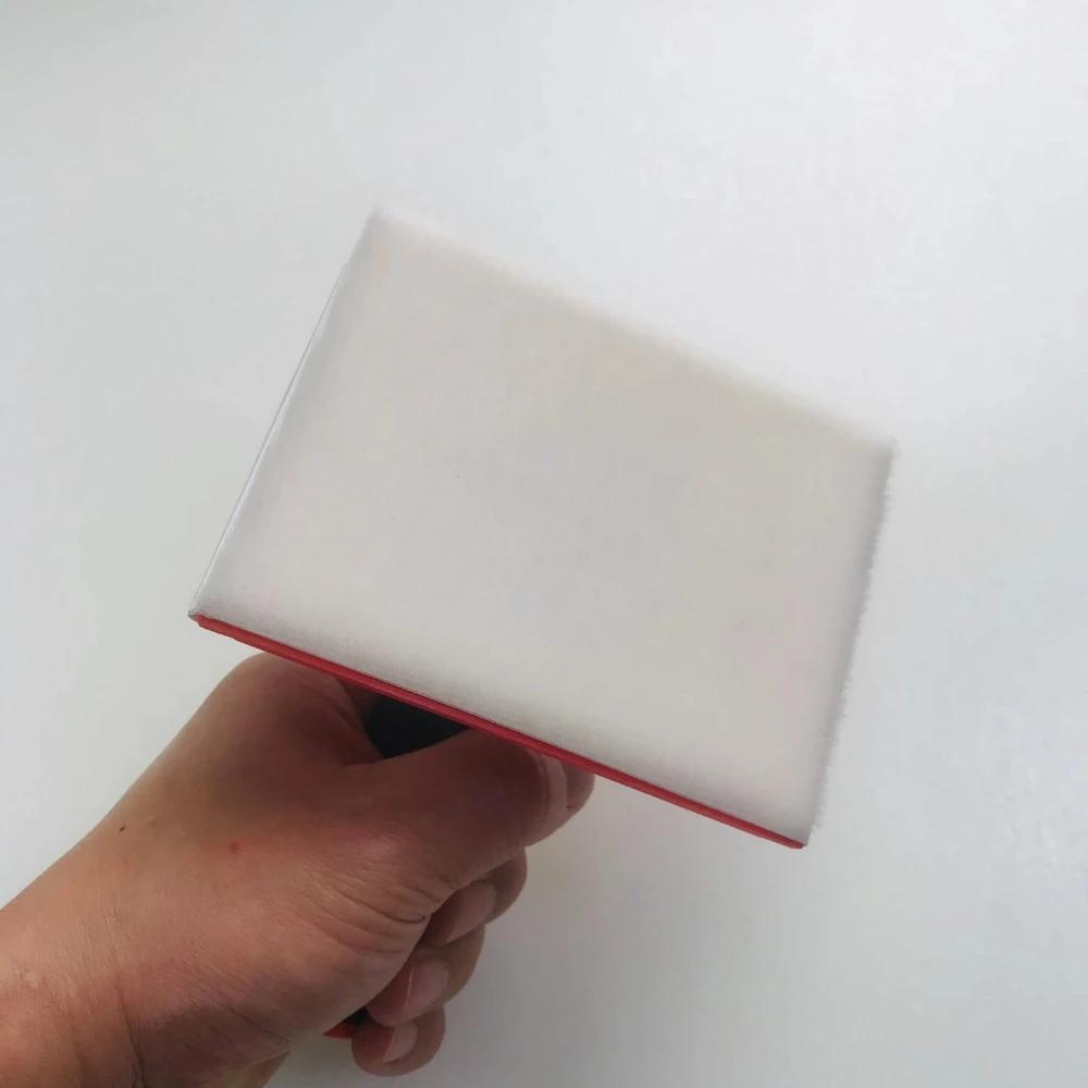 Multifunctional Latex Paint Edger Brush, Red Plastic Fiber Bristles for Precise Color Separation & Trimming, Corner Painting Aid, Guided Painting Tool