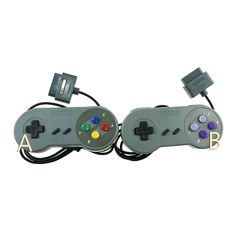 Wired SNES Retro Game Controller Responsive Press Buttons Durable Material for Classic Game Home Play