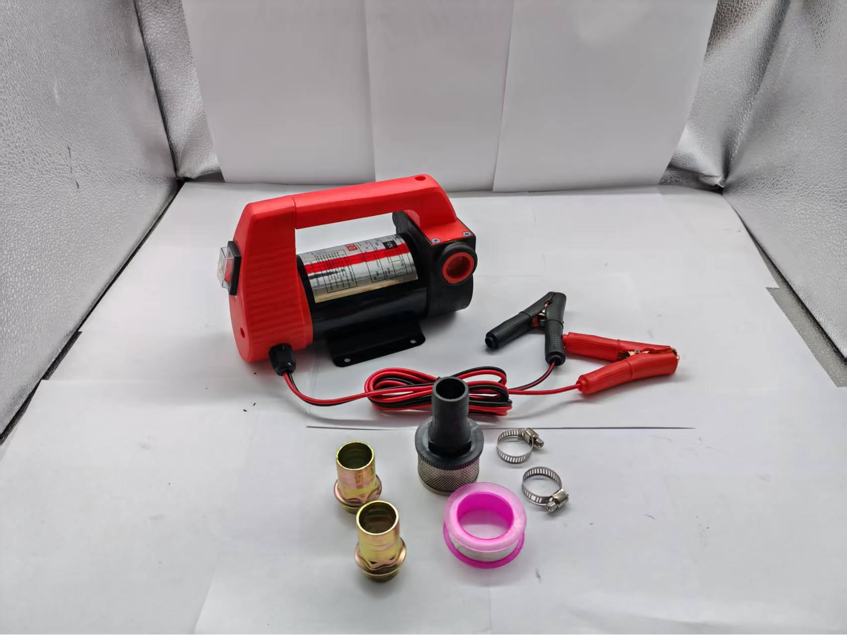 

High Flow Self-Priming Electric Oil Pump - Portable 12V/24V Diesel Fuel Dispenser & Extraction Machine