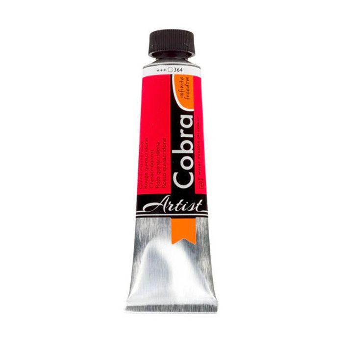Oil Paint - COBRA - Artist - Quinacridone Red - 40ml Tube - Advanced