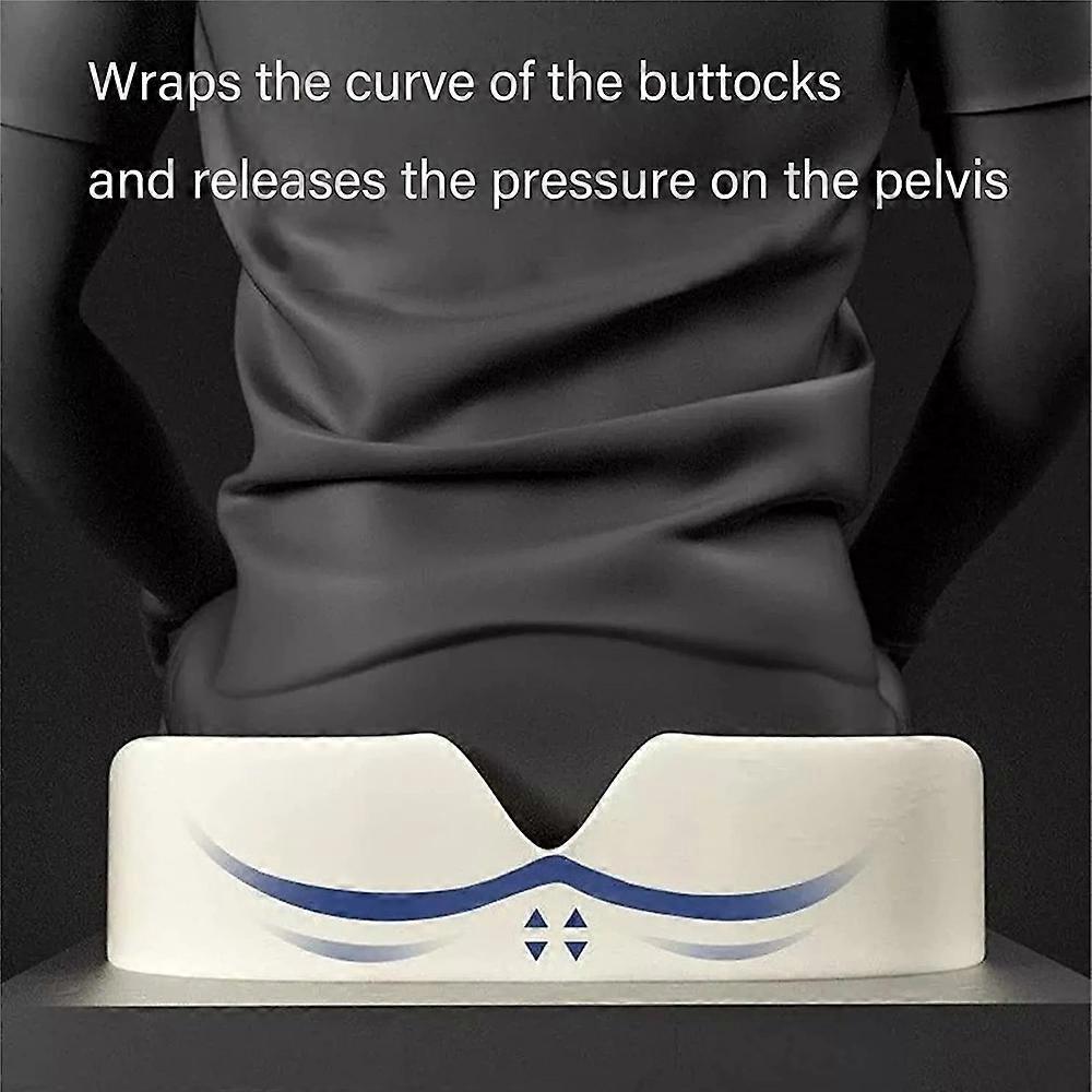 Memory Foam Seat Cushion Coccyx Supports Orthopedic Pillow Office Home Chair Pad