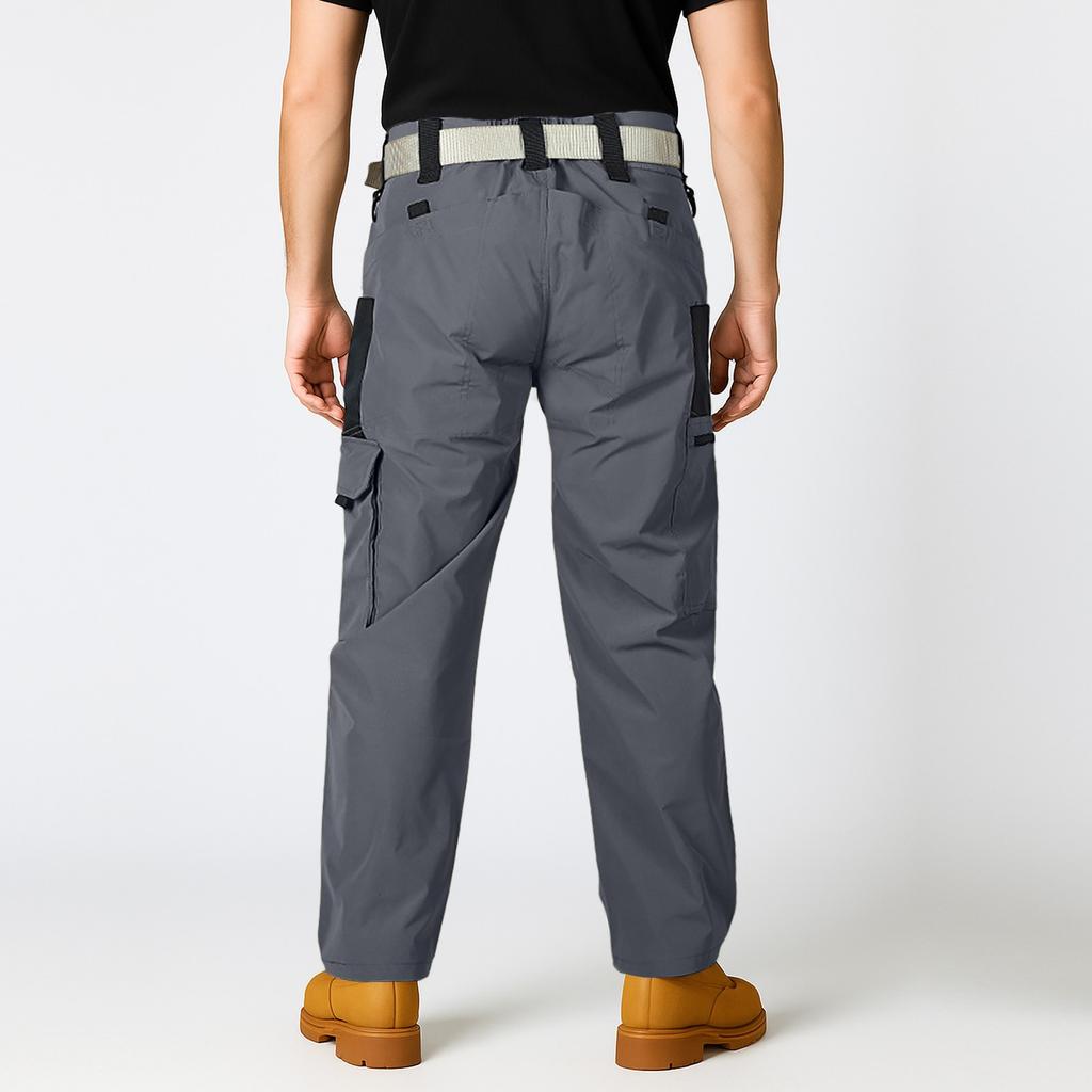 Men's Work Pants With Multiple Pockets, Waterproof And Tear Resistant Pants