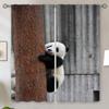 Fubao Panda Curtains Blackout Curtain 100% Kitchen Curtains for Living Room 2 Elegant Pieces Tulle In Kitchen Window Blinds the